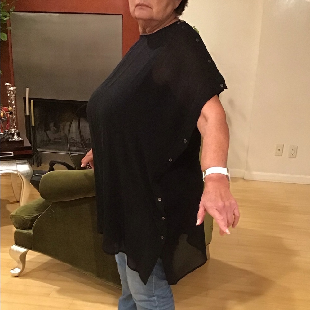 Isabel Nenenato Silk Top Size 40/ XS Loose Fit to XL. Made in  Italy €445